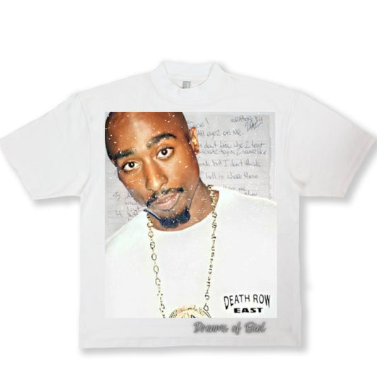 AEOM Lyrics Tee White